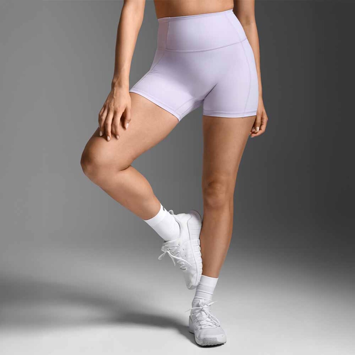Short Training Fluid Hi-Rise 5 Inch Mujer - Virtual Violet/virtual Violet 