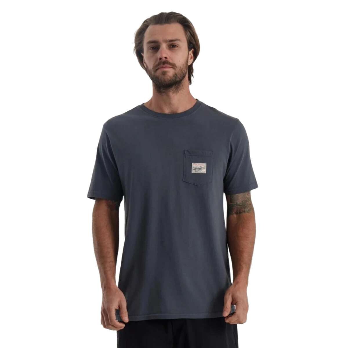 Remera Roark Expedition - Gris Oscuro 