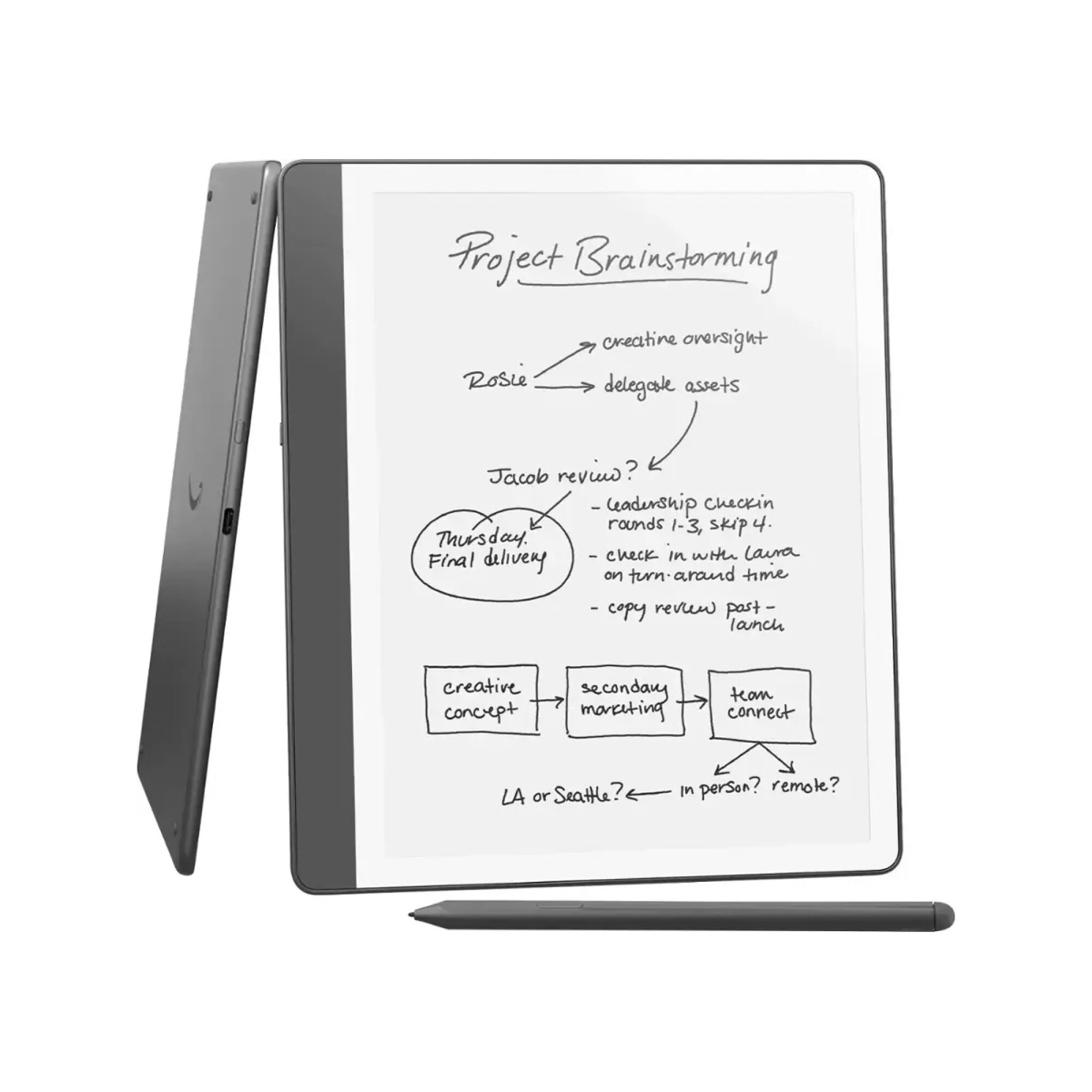 【 2024 年発売】 Kindle Scribe 16GB タングステン Lector digital Kindle Scribe 2024 Wi-Fi 16GB Tungsten — ZonaTecno