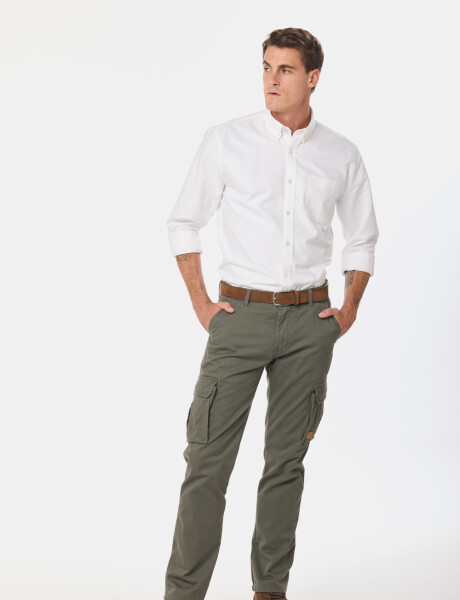 PANTALÓN CARGO Verde