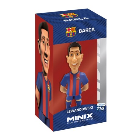 Figura Coleccionable Minix MX12015 Deportes Barcelona LEWANDOWSKI