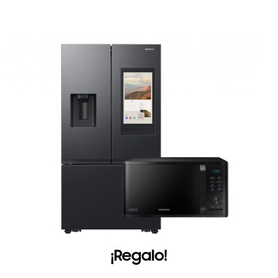 Heladera French Door de 564 L con Family Hub RF27 + Microondas 23 L de Regalo Heladera French Door de 564 L con Family Hub RF27 + Microondas 23 L de Regalo