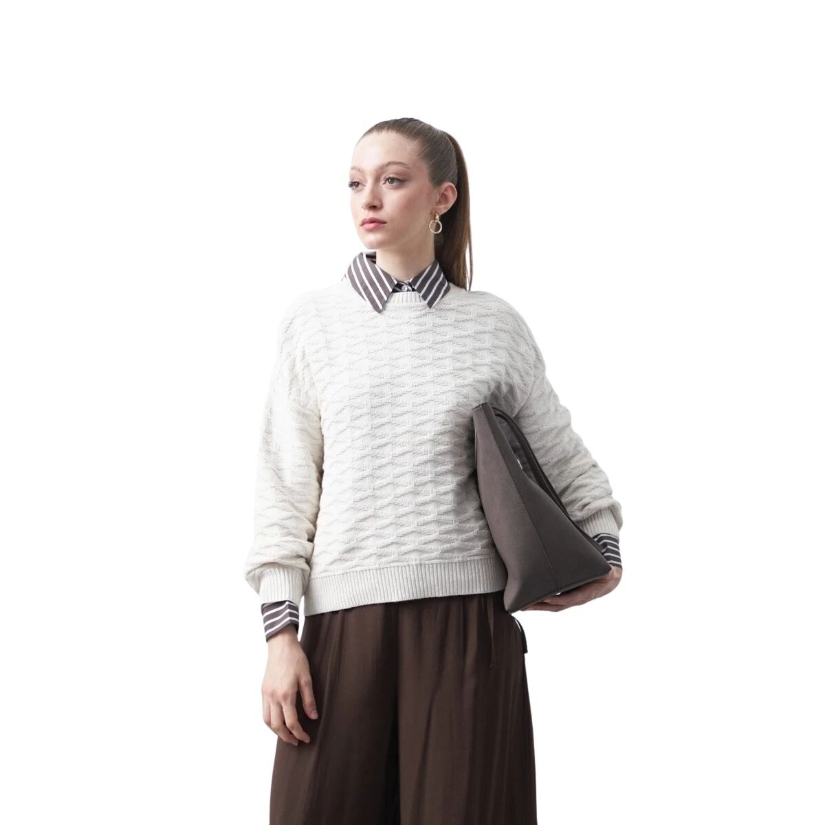 SWEATER DAMASO S-XL - CRUDO 