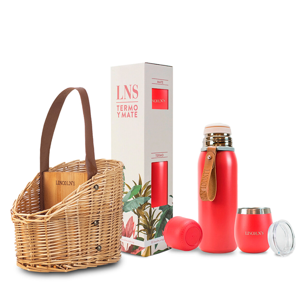 KIT MATERO LAOS - ROJO C/NATURAL 