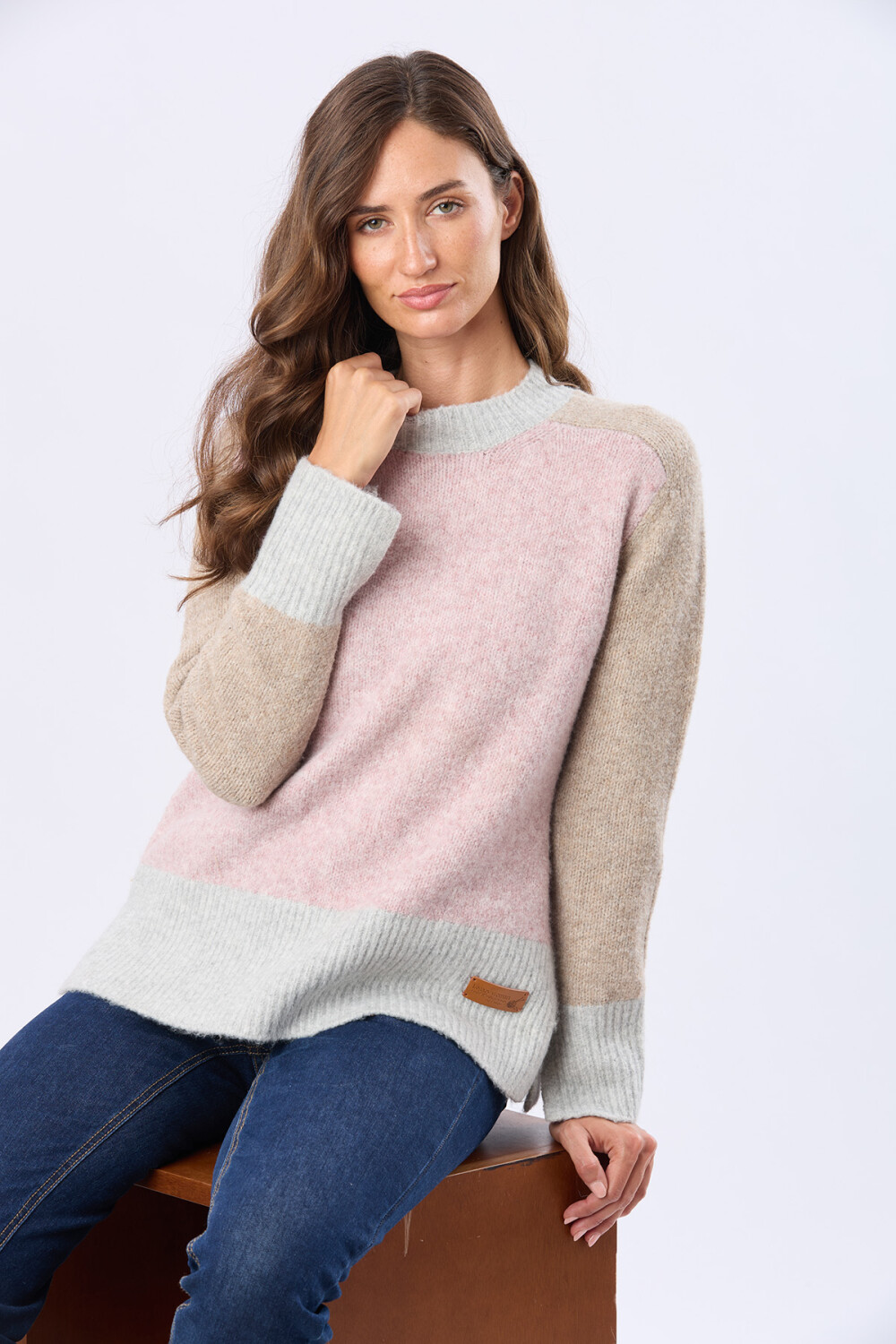 BUZO TEJIDO DE ABRIGO Rosa