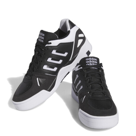 Championes de Hombre Adidas Midcity Low Negro - Blanco