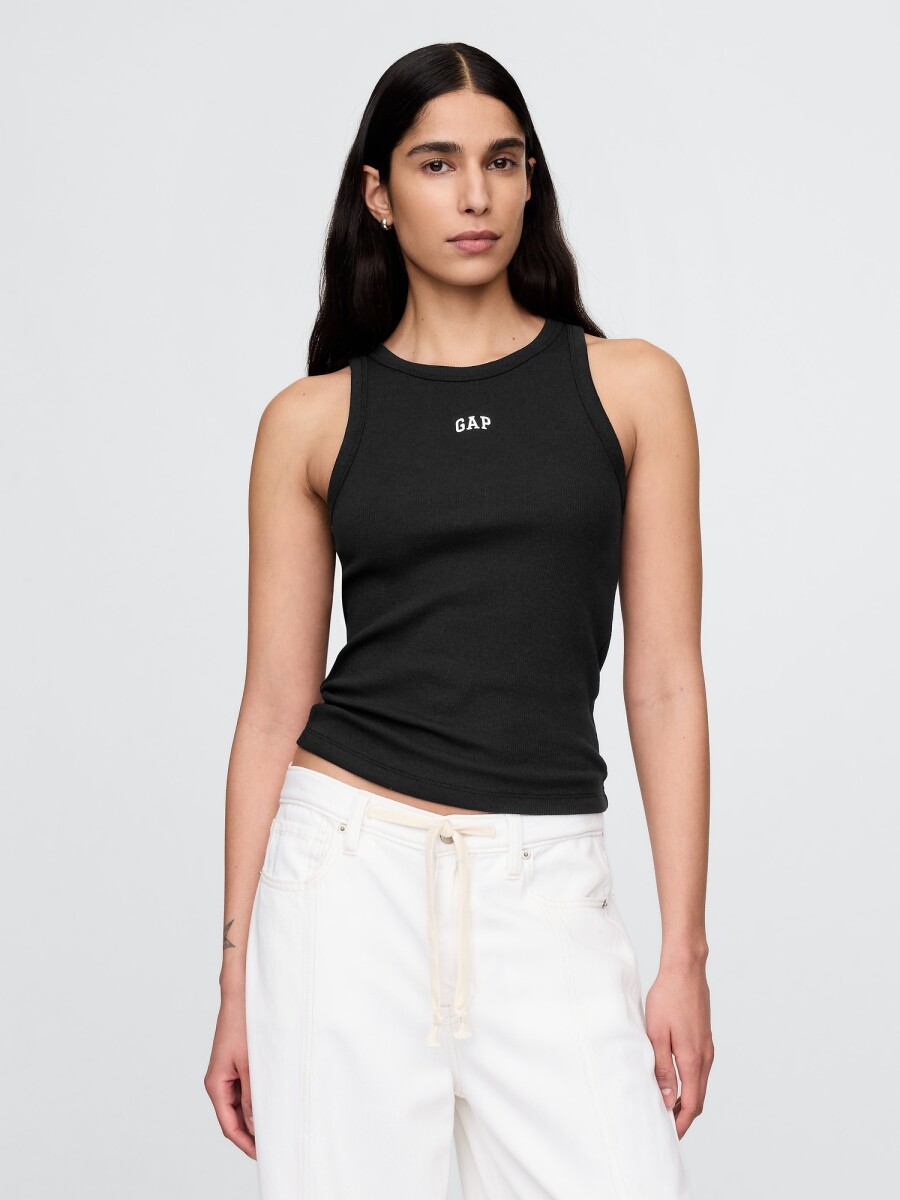 Musculosa Halter Mujer - Black 