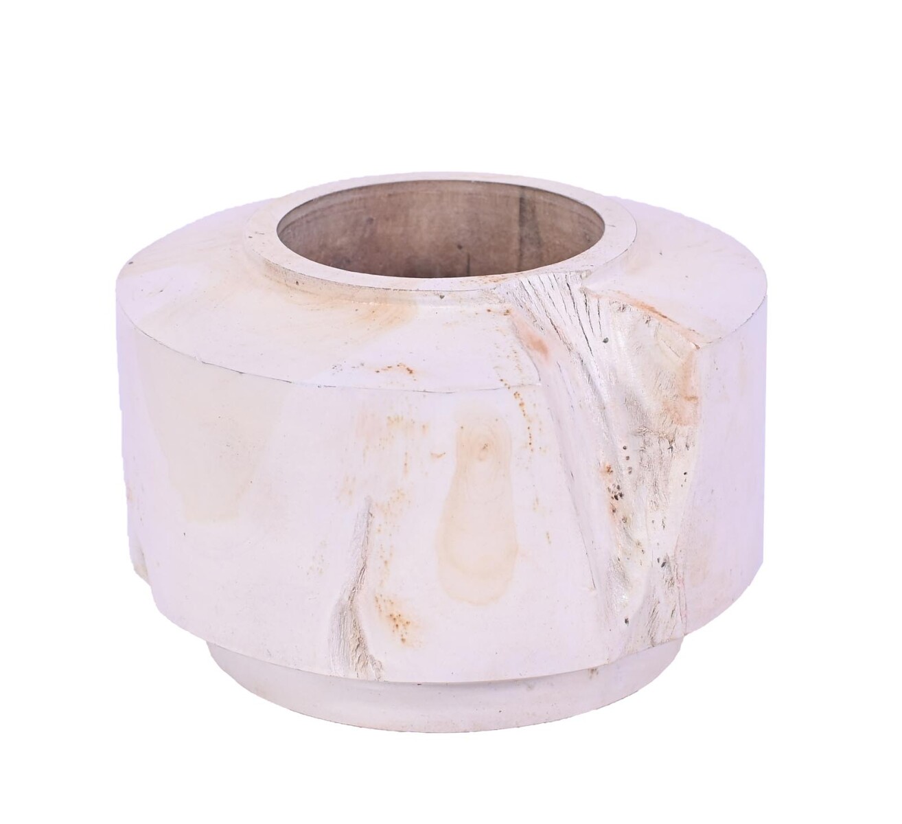 JARRÓN DECORATIVO ANDES 20*20*18 - TERRACOTA BLANCO BLANCO 