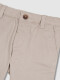 Pantalon Chino Con Goma En La Cintura Piedra