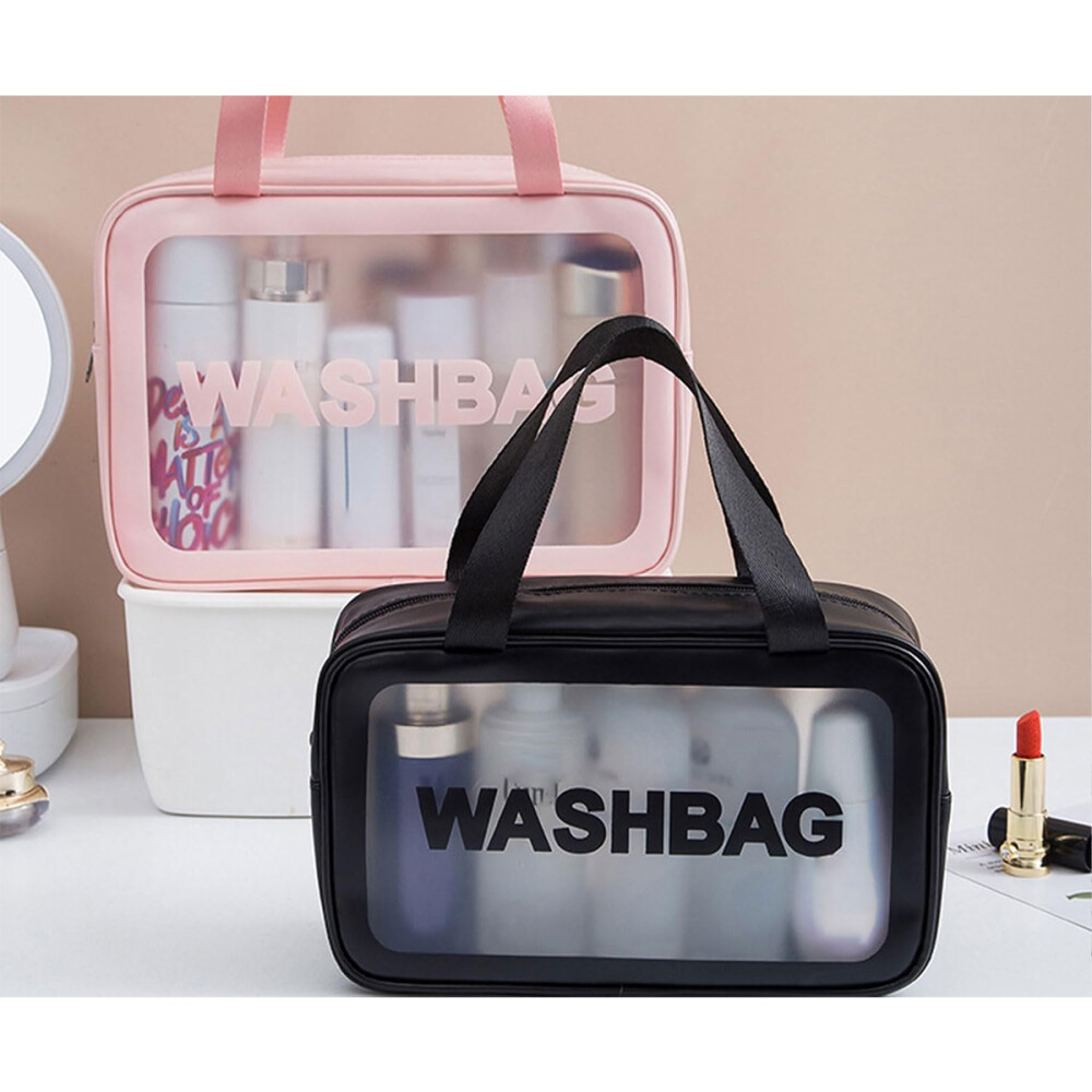 Estuche Neceser Washbag 3 Piezas Negro