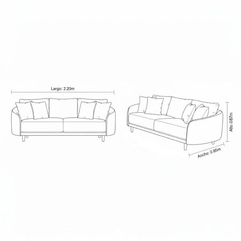 SOFA GINEBRA 3C (CD) Unica