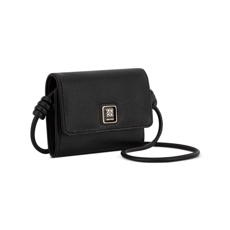 Small Leather Goods Dorsey Trifold Black