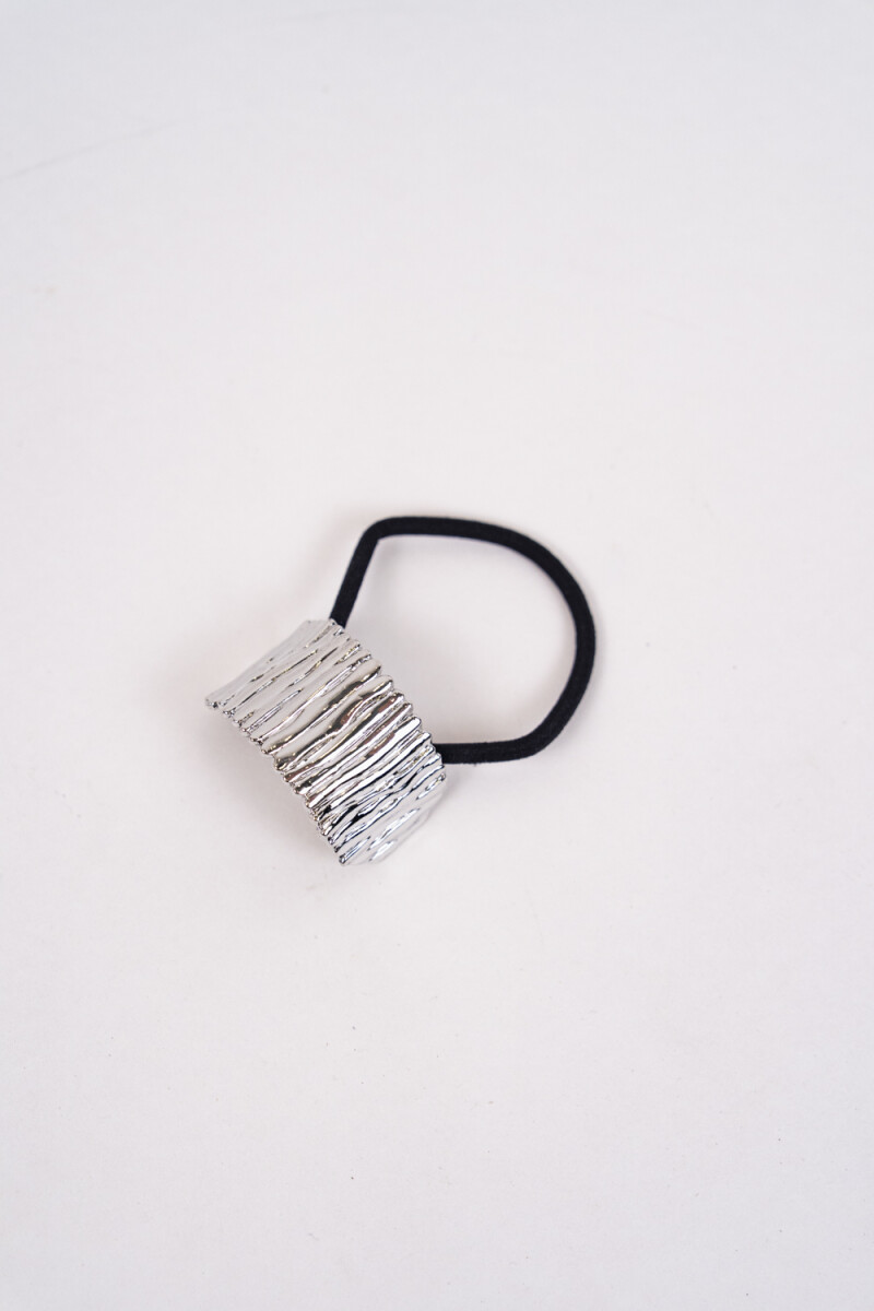 Gomita De Pelo Teri - Plateado 