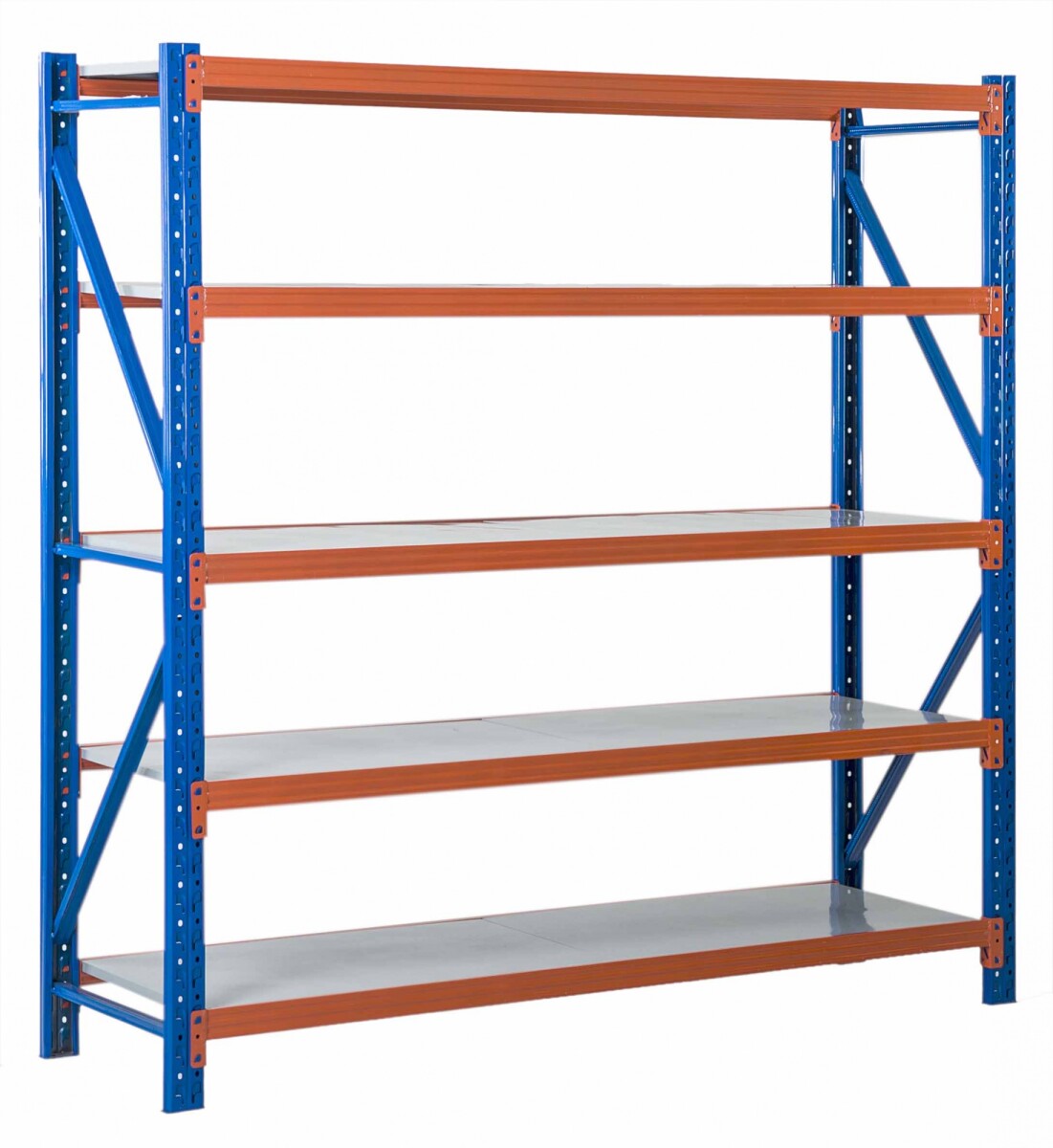 Estanteria Metal Rack 5 Estantes 1.80 Metros Celeste - Easy