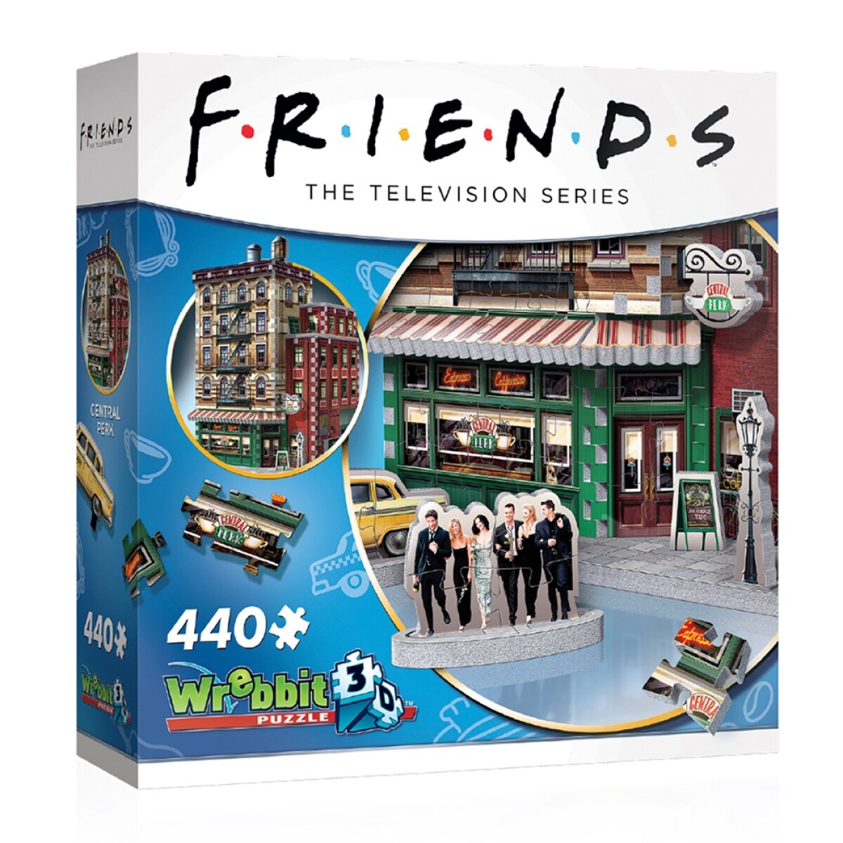 Puzzle 3D Maqueta de Friends en Central Perk 440 Piezas - Multicolor 