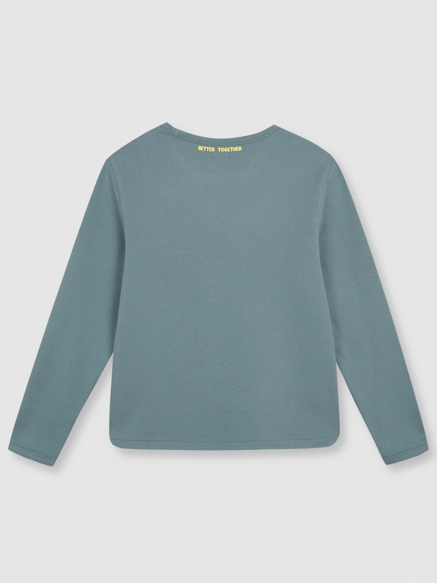 Sudadera Mom Gris