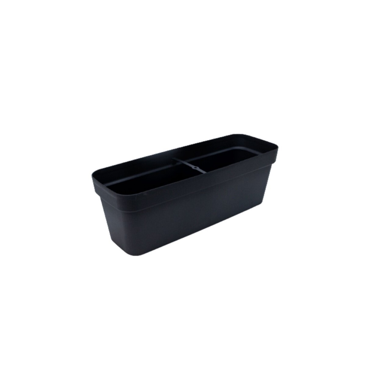 MACETA JARDINERA RECTANGULAR FLORATTA N50 11 LITROS NEGRO - NEGRO 