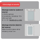 Cortina roller blackout 100x200 cm GRIS
