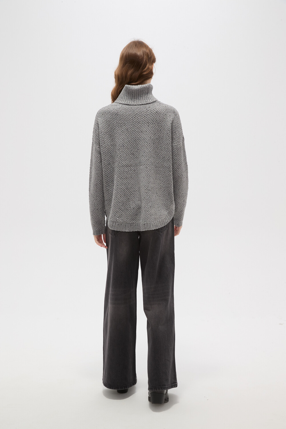 Polera Arsiega Gris Melange Medio