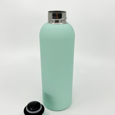 Botella térmica de acero lisa Verde