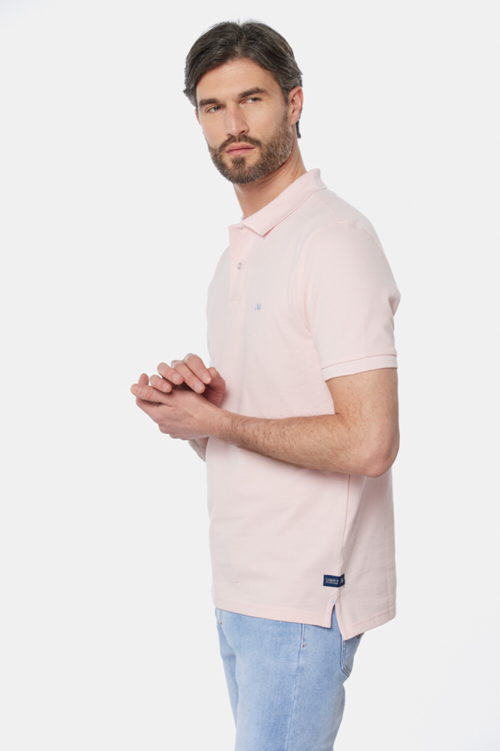 REMERA POLO LISA Rosa