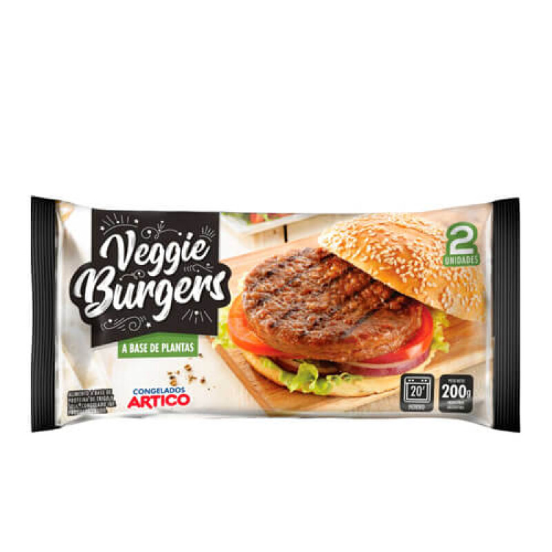 Hamburguesa veggie simil carne Ártico - 2 uds. - 200 g Hamburguesa veggie simil carne Ártico - 2 uds. - 200 g