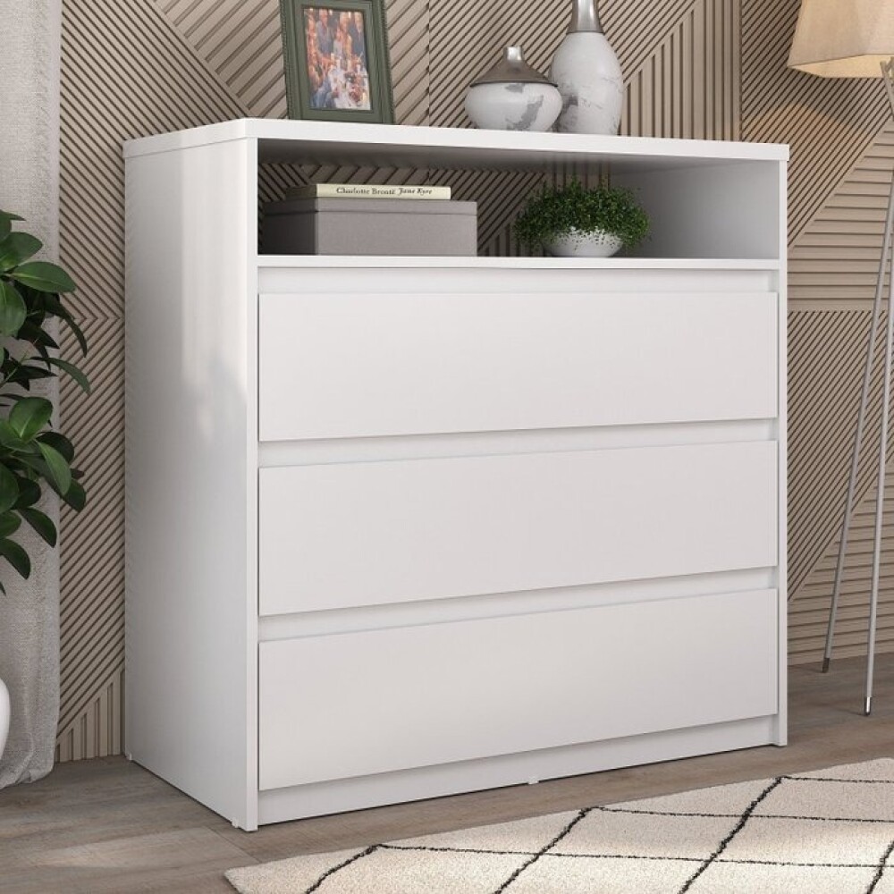 Cómoda 3 cajones SOUTH Plus Blanco