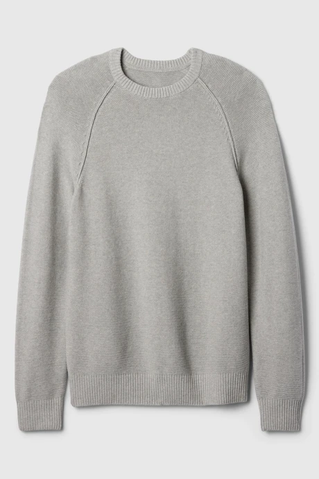 Buzo Raglan Hombre Heather Grey