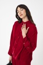 CAMISA CON BOLSILLOS DELANTERO Rojo