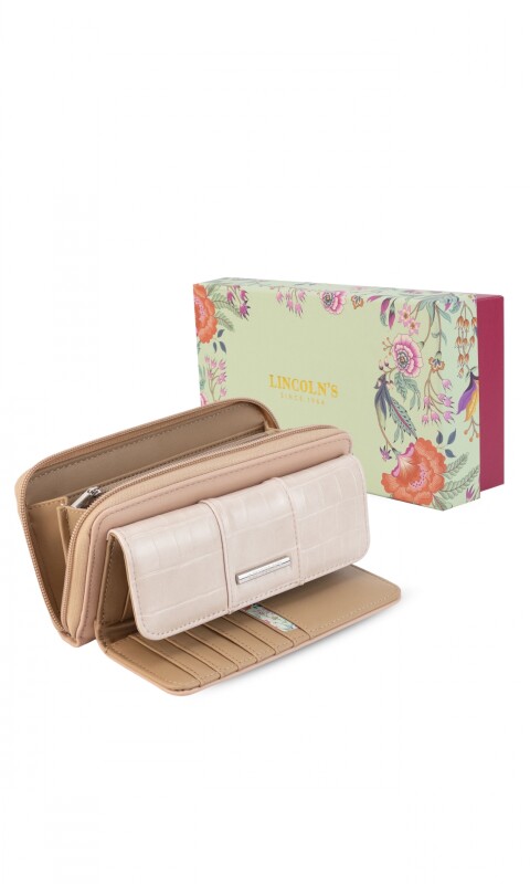 BILLETERA GLADIOLO ROSA PALO