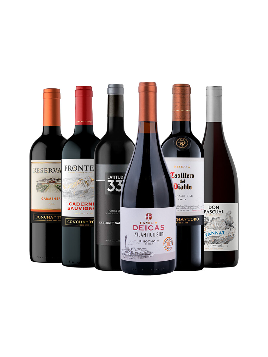 Pack Bacán Selección Entre Estilos x6 vinos Carácter en Equilibrio Pack Bacán Selección Entre Estilos x6 vinos Carácter en Equilibrio