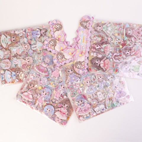 PEGATINAS 3D DELUXE DE DOBLE CAPA PARA DISFRACES (NIÑAS ADORABLES/ARCOÍRIS) PEGATINAS 3D DELUXE DE DOBLE CAPA PARA DISFRACES (NIÑAS ADORABLES/ARCOÍRIS)