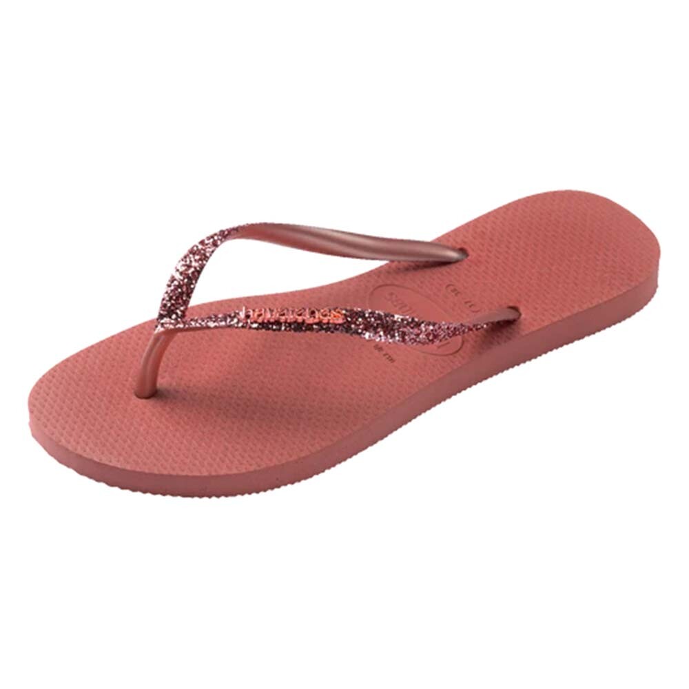 Sandalias Havaianas Slim Glitter Ii Mujer Canyon Clay