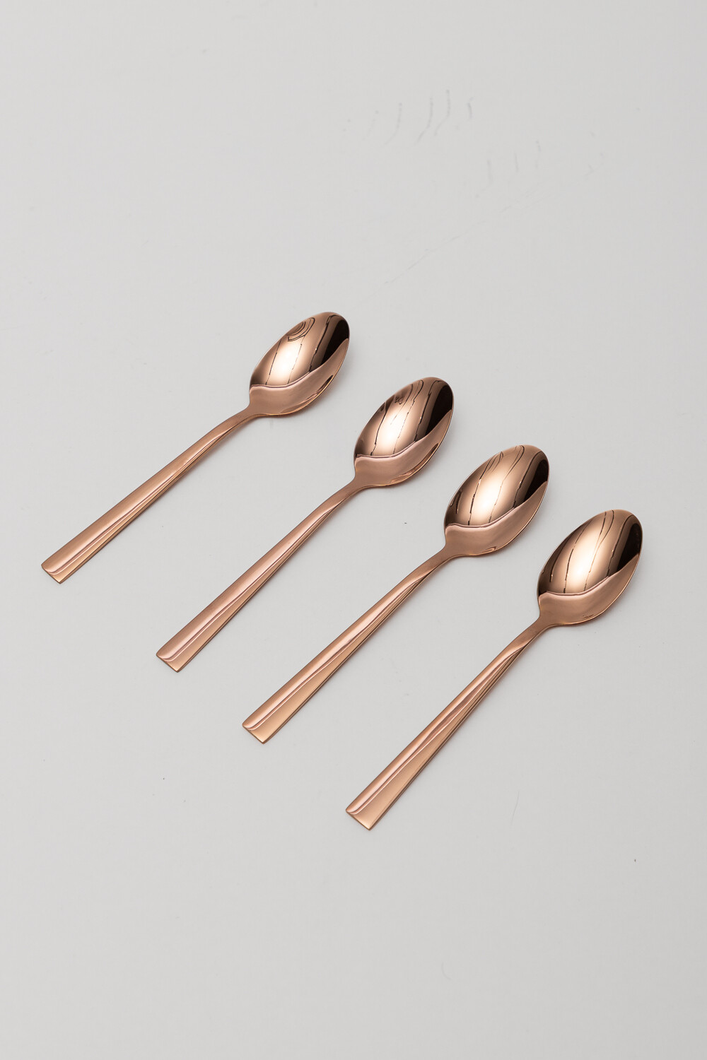 Cuchara De Té Asher Set 4 Un. Rose Gold Color Unico