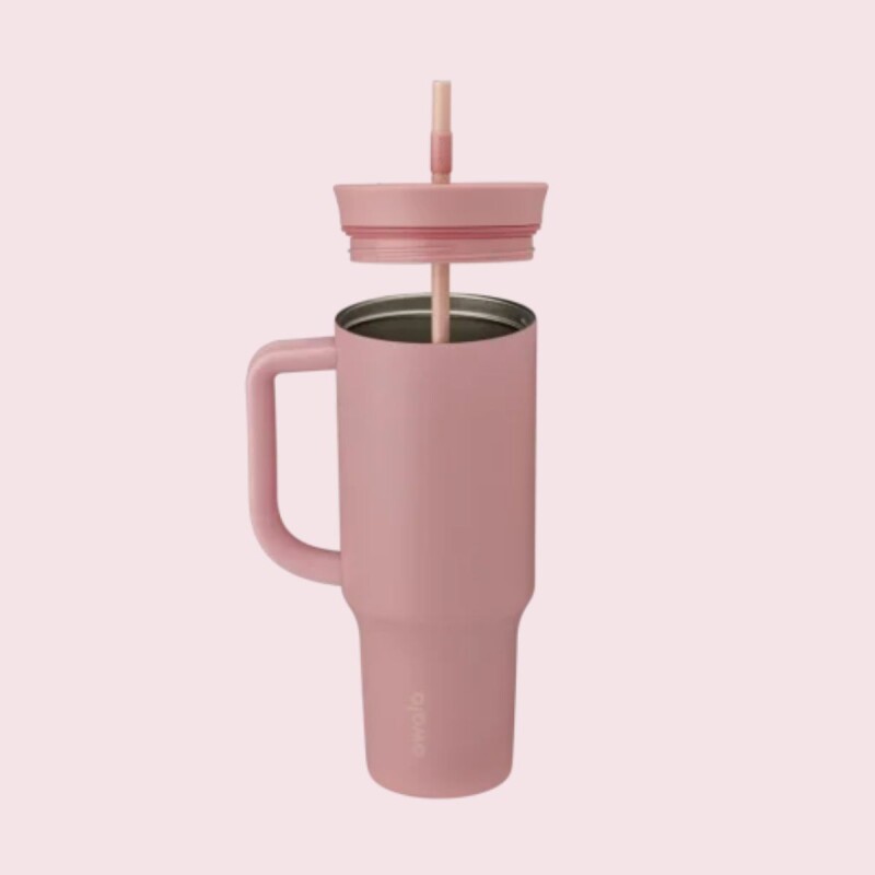 C06130 Vaso Térmico De Acero Inoxidable 40 Oz 1.1 Lts Owala - Rosa Oscuro