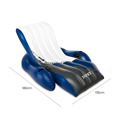 Sillón Colchoneta Inflable Intex C/Posa Piscina Playa El Rey Sillón Colchoneta Inflable Intex C/Posa Piscina Playa El Rey
