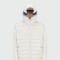 Moncler -Chaqueta con capucha ajustable, rellena de plumas, CORNOUR Blanco