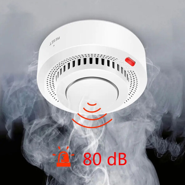 Detector De Humo Tuya Yg-400a Smart Wifi TUYA SMART DETECTOR DE HUMO WIFI YG-400A
