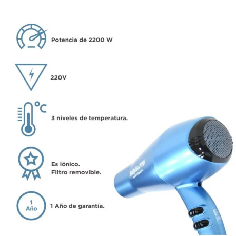 Kit Secador + Plancha Babyliss Nano Titanium BNTPP55AR (BNT9125TAR+BNT9100AR)