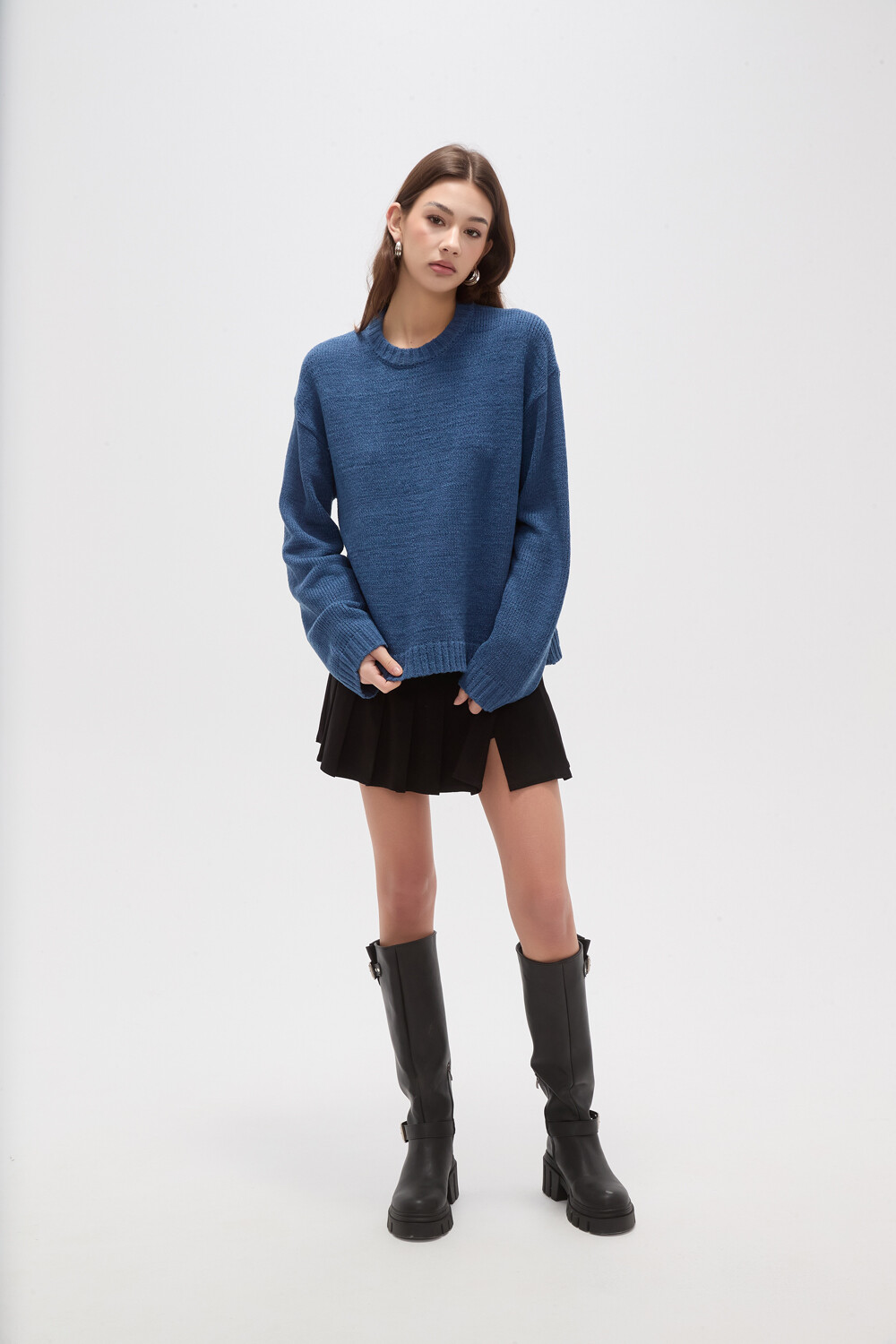 Sweater Silicia Azul Piedra