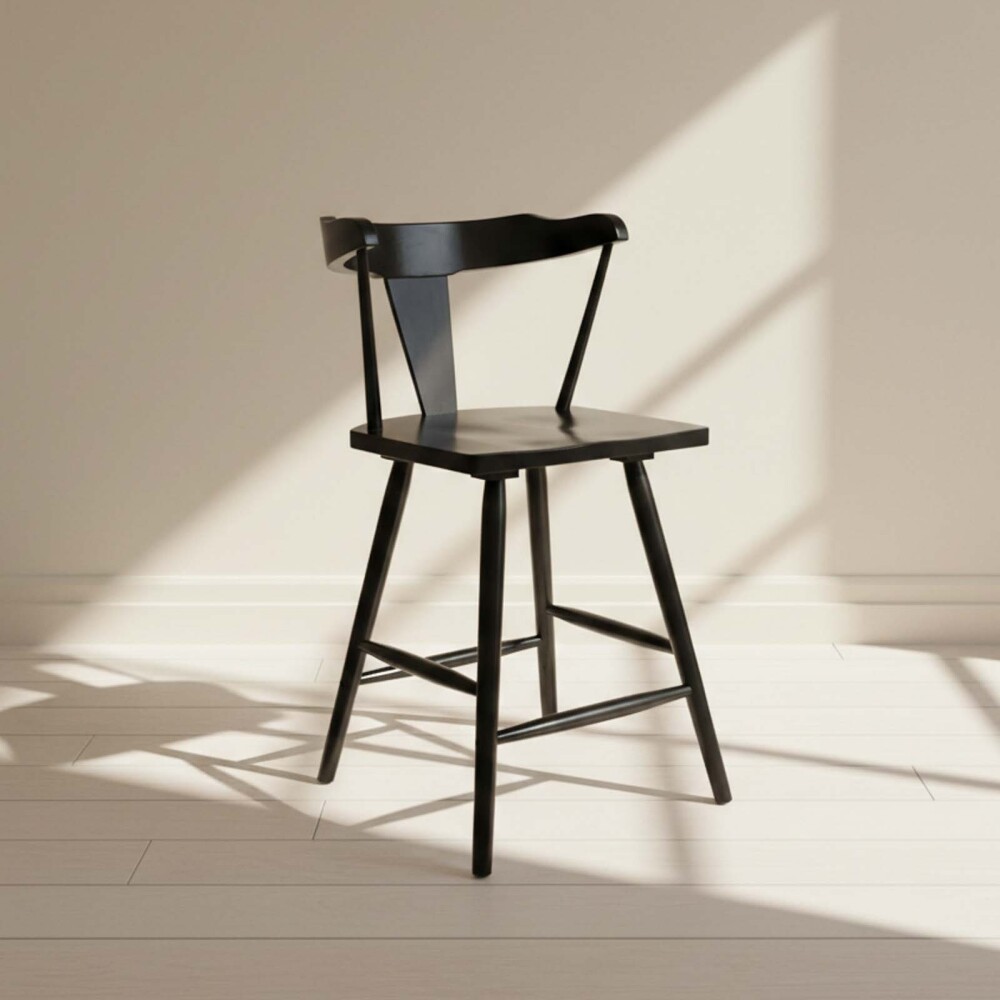 BUTACA BAR MADERA NEGRO WESTAN