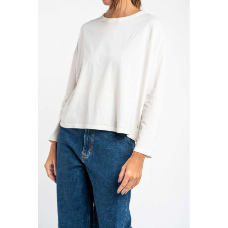 Remera Manga Larga Lavada Nacar