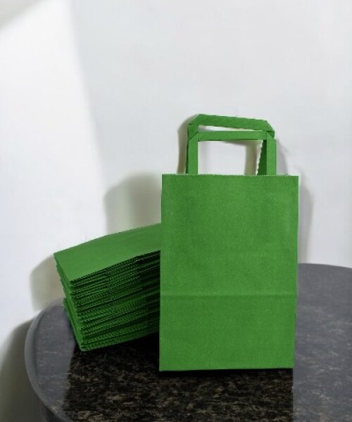 Pack x 50 - bolsa lisa 14x08x20 cm. VERDE