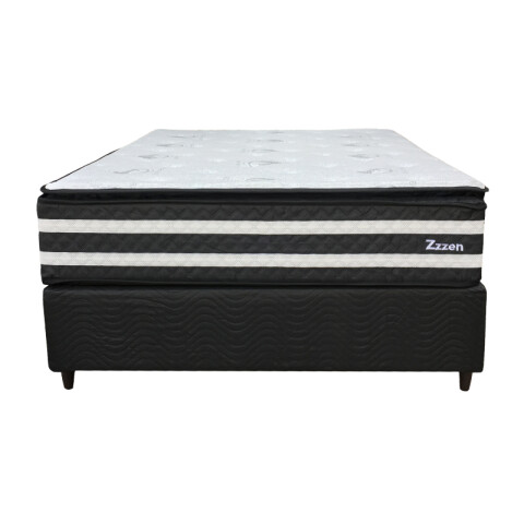 Dos Plazas Sommier Zzzen Colchon Espuma EPS Y Pillow Top 138 x 188 X 72 - 180 Kg Dos Plazas Sommier Zzzen Colchon Espuma EPS Y Pillow Top 138 x 188 X 72 - 180 Kg