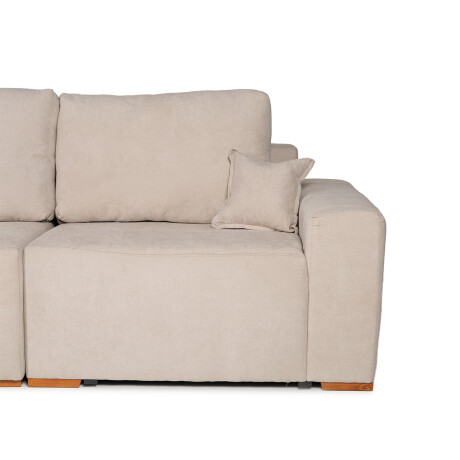 Sofá Modular Varen (Outlet) - 4 módulos - Tela Microfibra Berlin 02 (Beige)