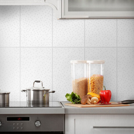 CERAMICA REVESTIMIENTO BRILLO BLANCO DECORADO 33X57 PIEZA GAMAS DE BLANCO