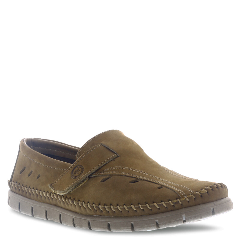 Zapatos de Hombre Freeway Casual Marrón Alga (Nobuk)