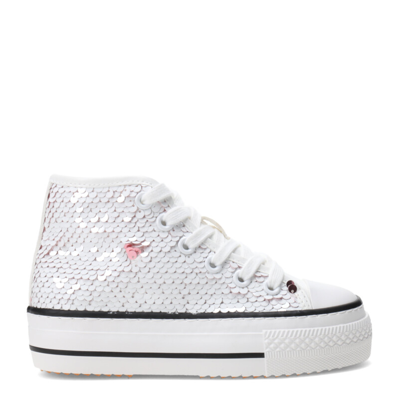 Championes de Niña Mini Miss Carol botita DIAMOND Blanco