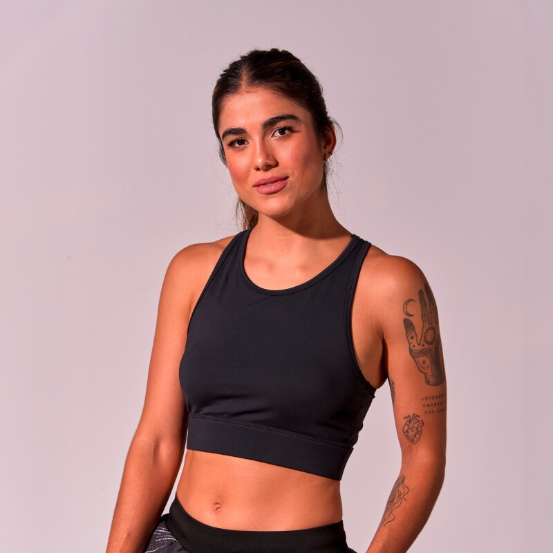 Top Lupe de Mujer Negro