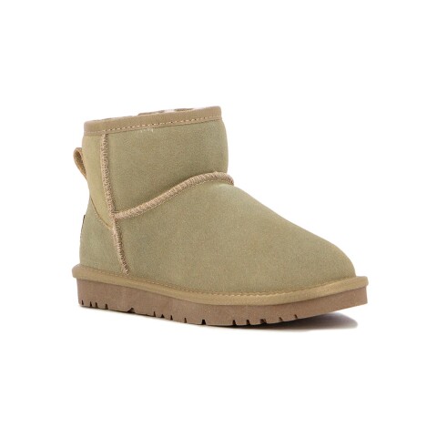 Country Pantubota Cuero Suede / Water-Resistant – Dama – KAKI Kaki